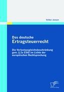 Vorderes Coverbild Das deutsche Ertragsteuerrecht