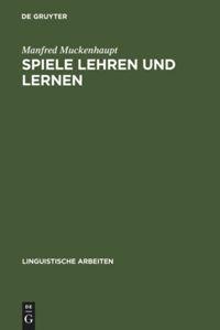 Vorderes Coverbild Spiele lehren und lernen