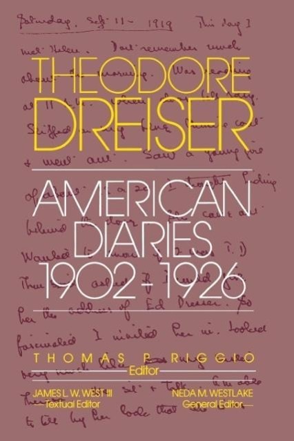 Vorderes Coverbild The American Diaries, 1902-1926