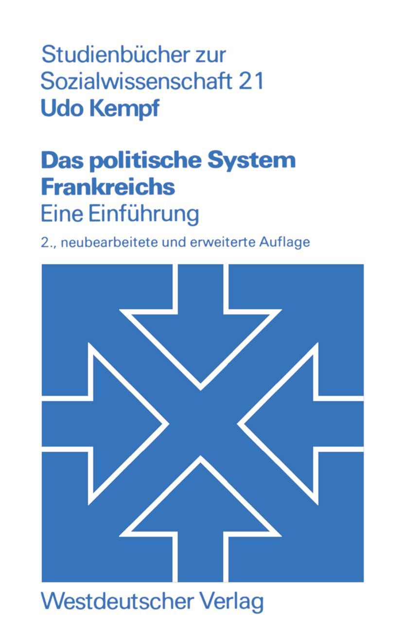 Vorderes Coverbild Das politische System Frankreichs