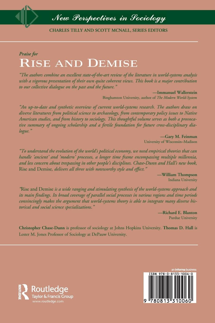 Rückseitencover Rise And Demise