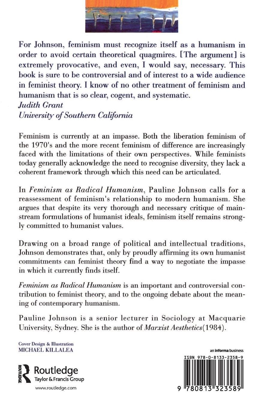 Rückseitencover Feminism As Radical Humanism