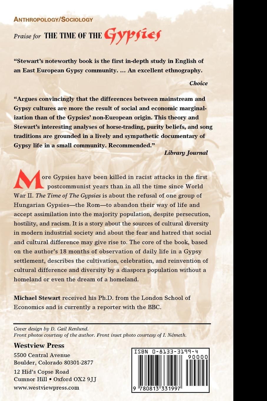 Rückseitencover The Time of the Gypsies