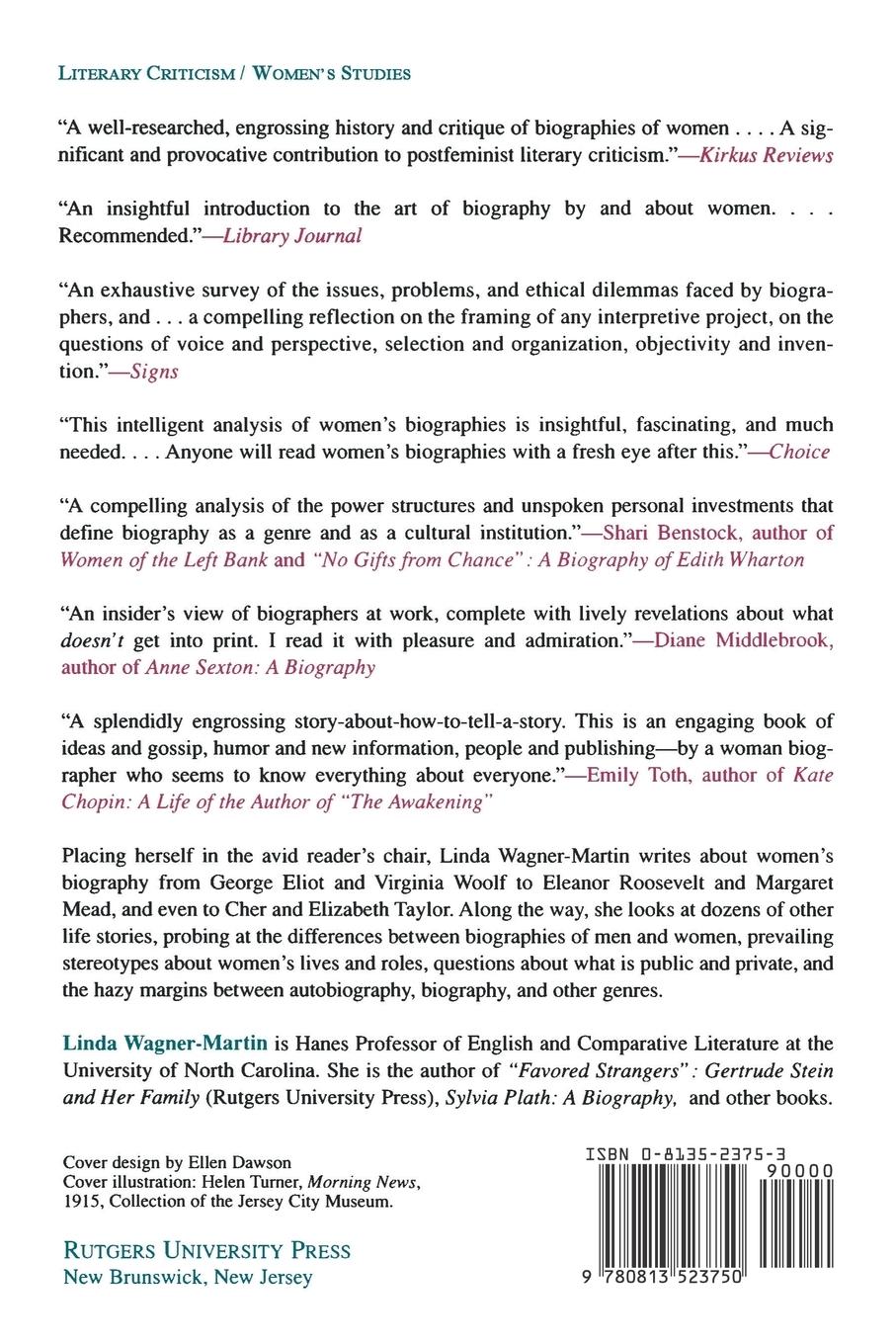 Rückseitencover Telling Women's Lives
