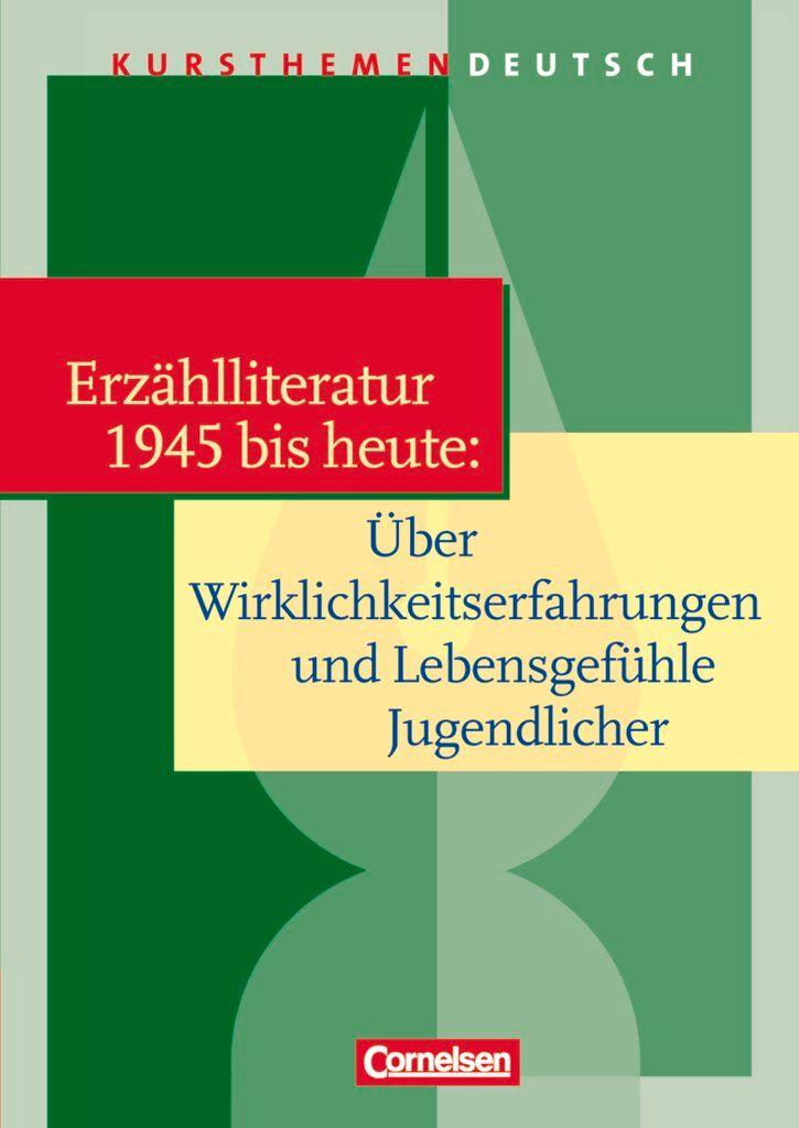 Vorderes Coverbild Kursthemen Deutsch. Kurzprosa: Jugendliche in der Gegenwartsliteratur. Schülerbuch