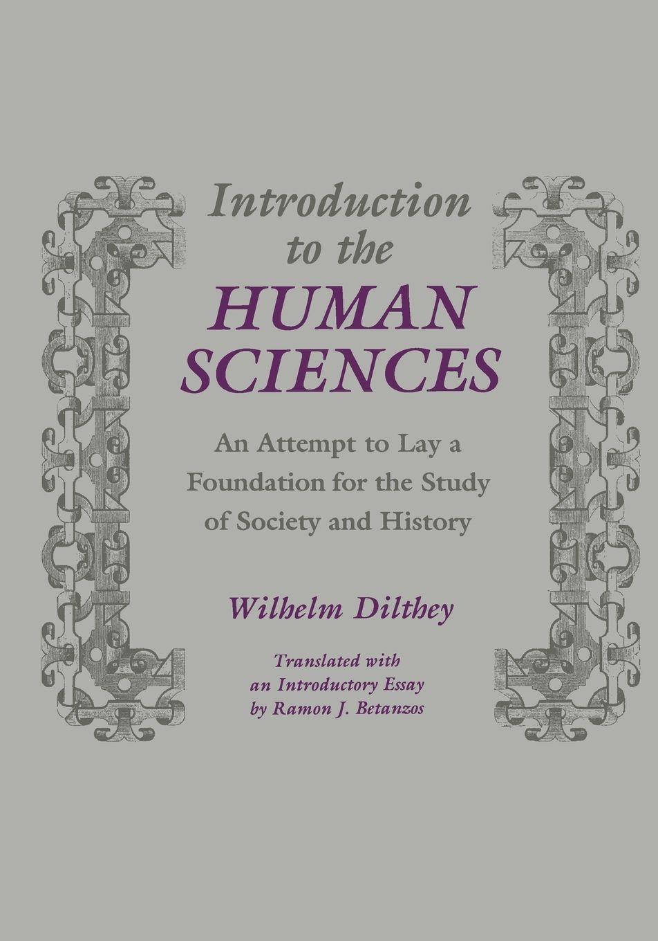 Vorderes Coverbild Introduction to the Human Sciences