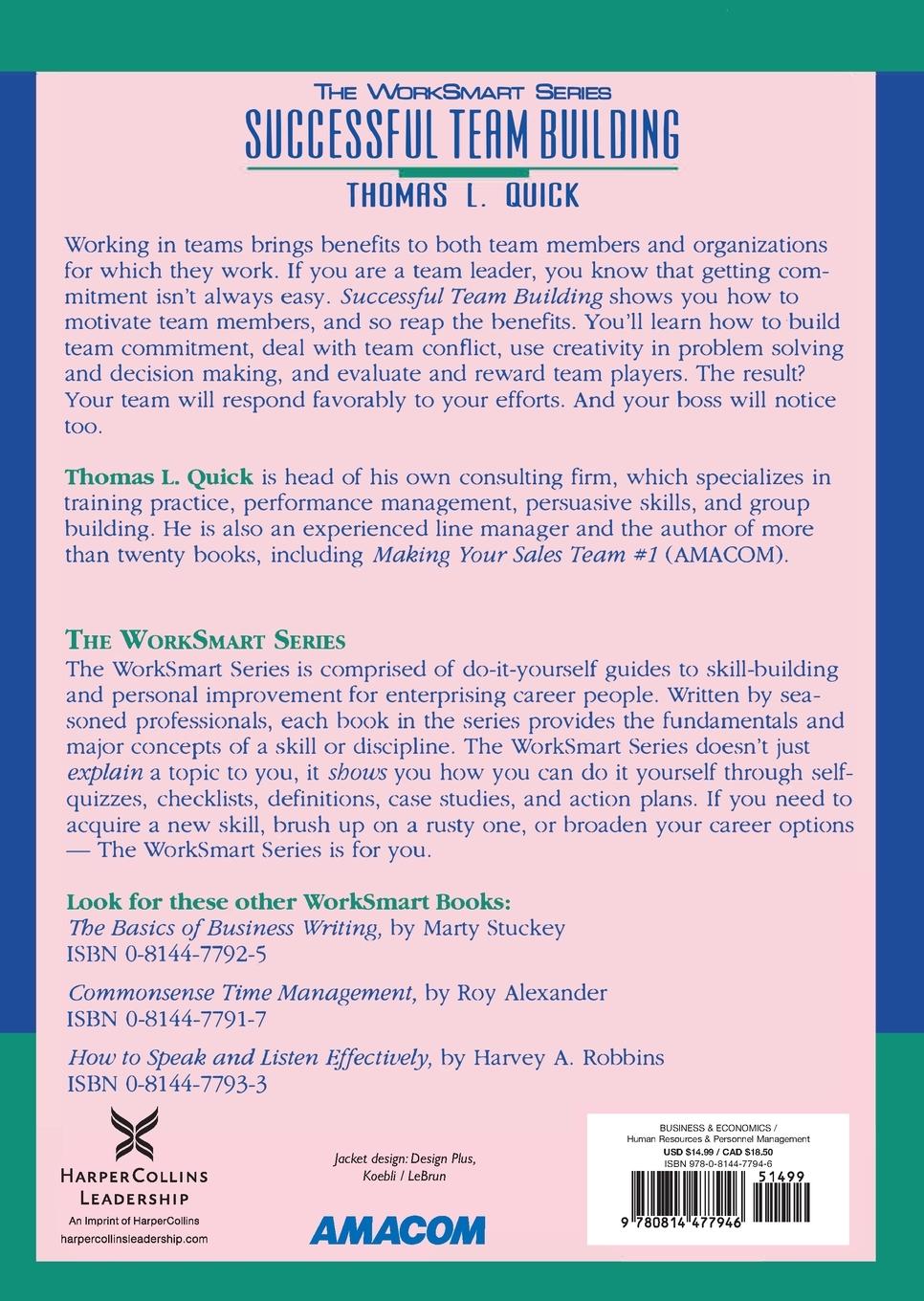 Rückseitencover The Successful Team Building