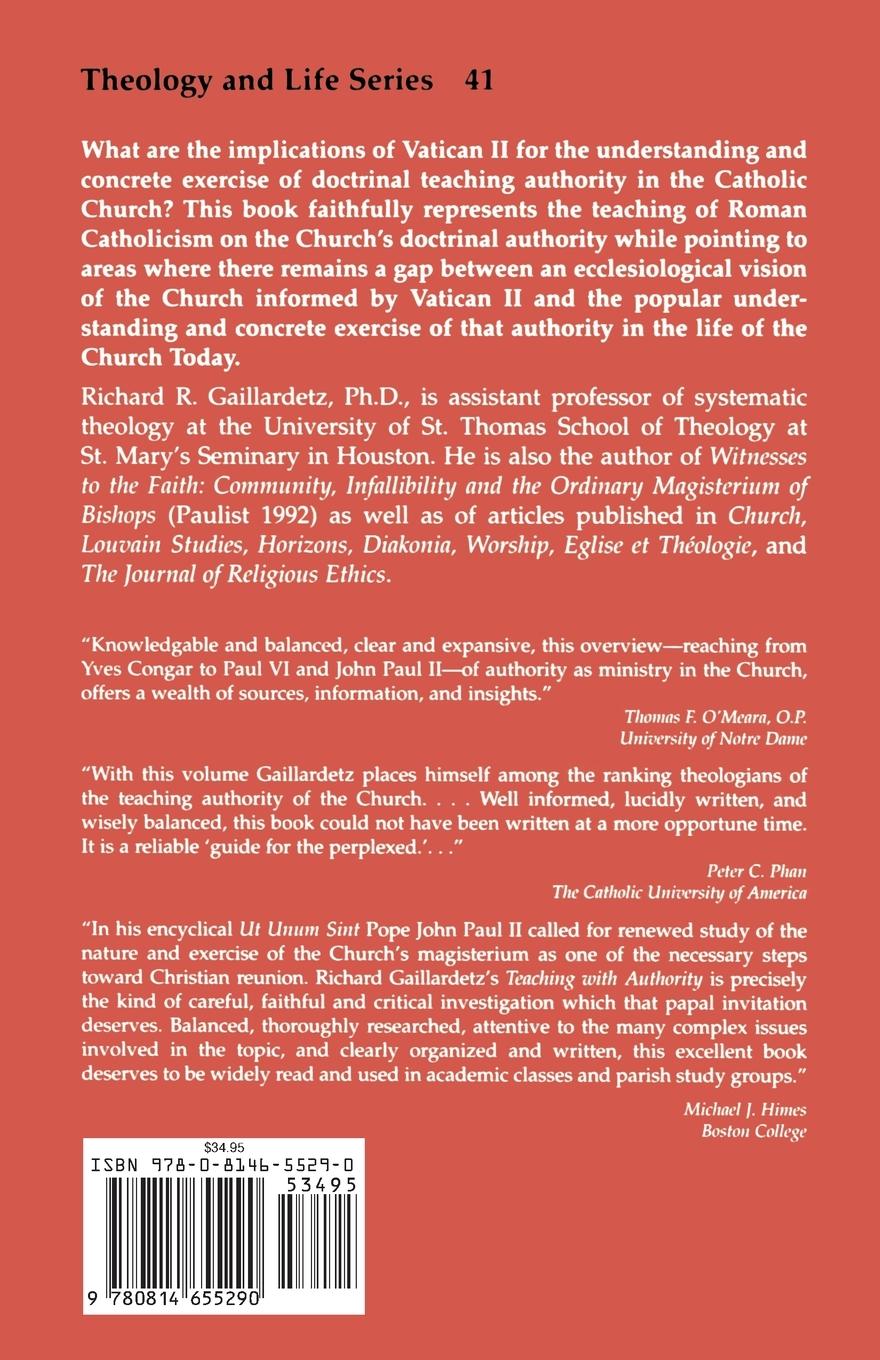 Rückseitencover Teaching with Authority