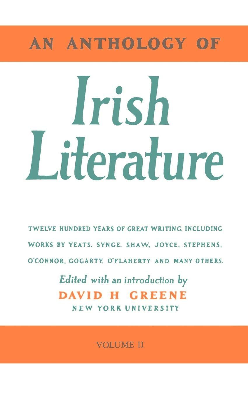 Vorderes Coverbild An Anthology of Irish Literature (Vol. 2)