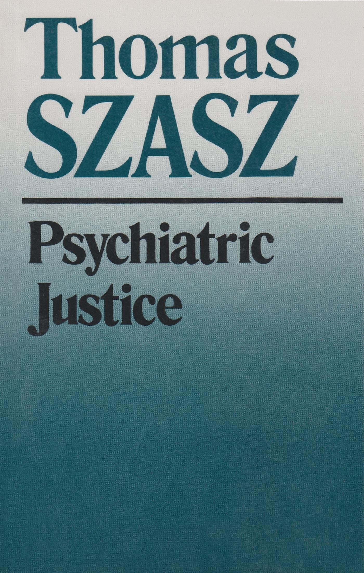 Vorderes Coverbild Psychiatric Justice