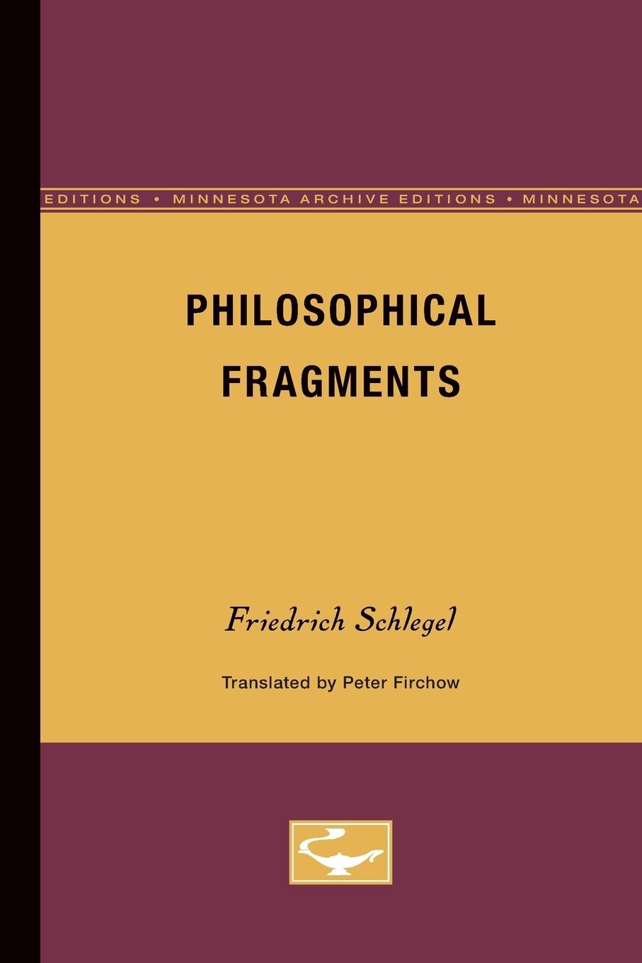 Vorderes Coverbild Philosophical Fragments