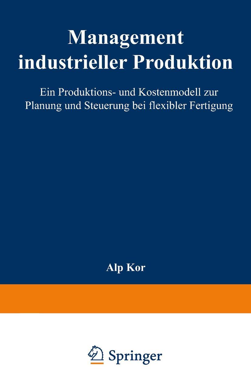 Vorderes Coverbild Management industrieller Produktion