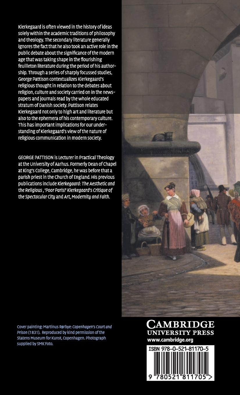 Rückseitencover Kierkegaard, Religion and the Nineteenth-Century Crisis of Culture