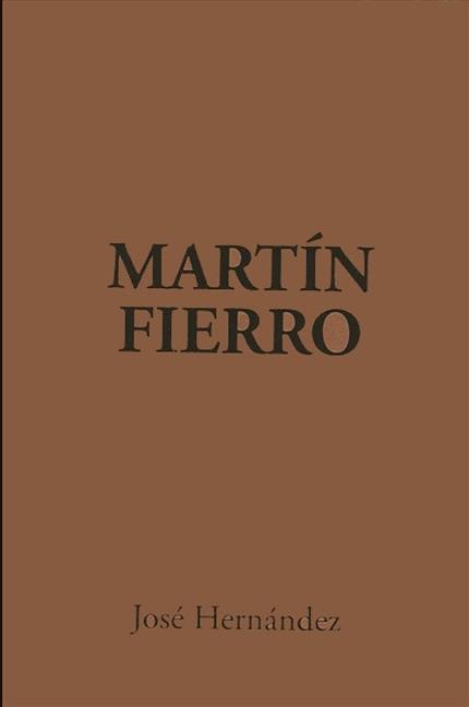 Vorderes Coverbild Martín Fierro