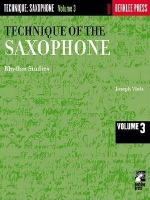 Vorderes Coverbild Technique of the Saxophone - Volume 3