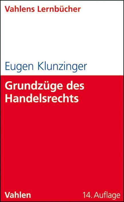 Vorderes Coverbild Grundzüge des Handelsrechts