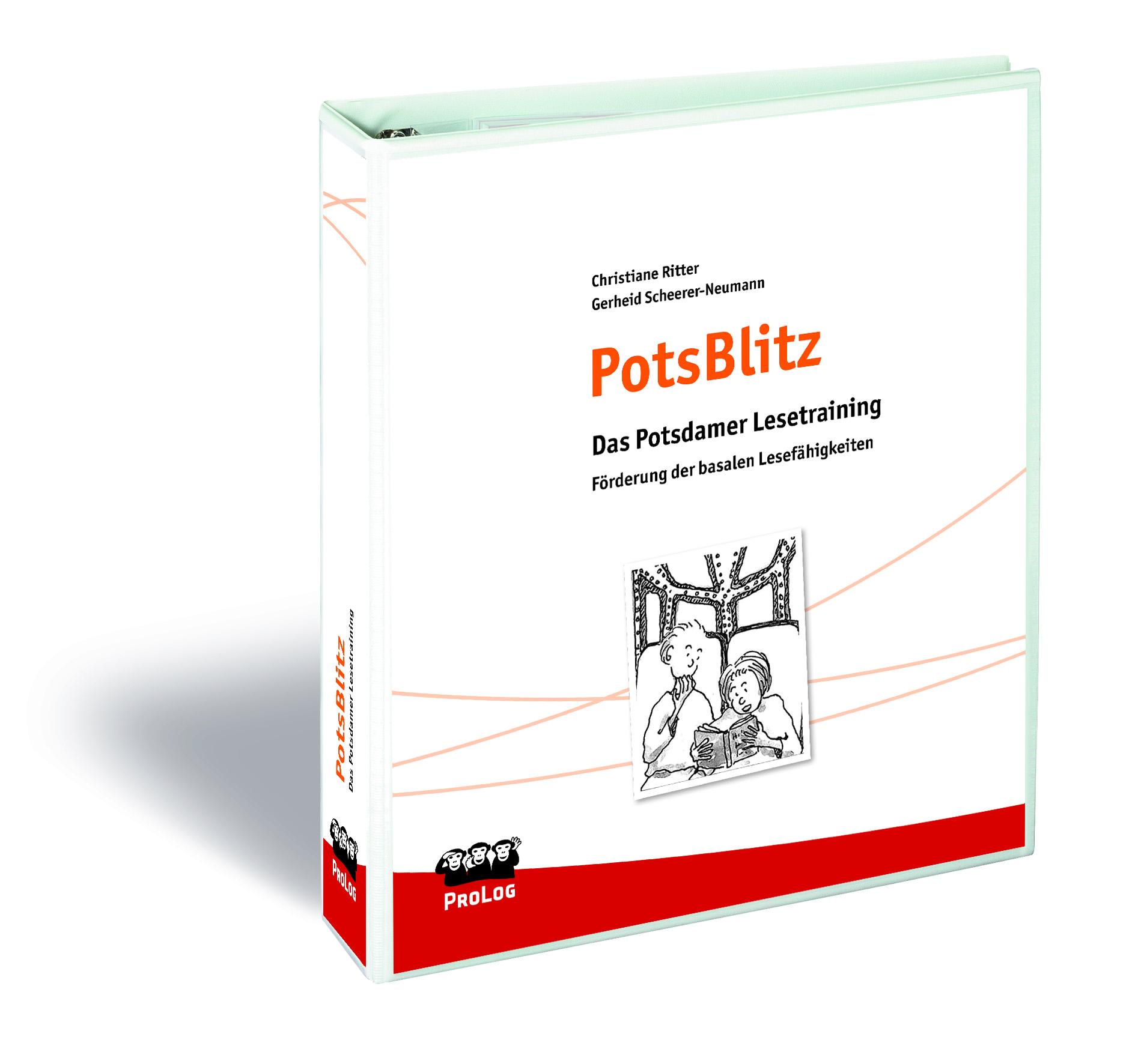 Vorderes Coverbild PotsBlitz - Potsdamer Lesetraining