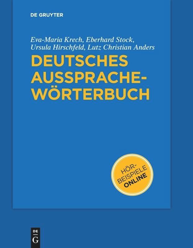 Vorderes Coverbild Deutsches Aussprachewörterbuch