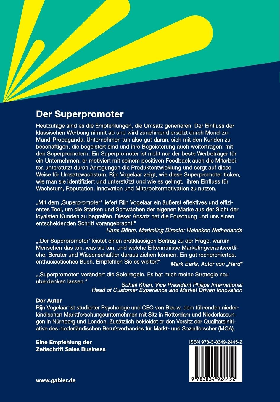 Rückseitencover Der Superpromoter