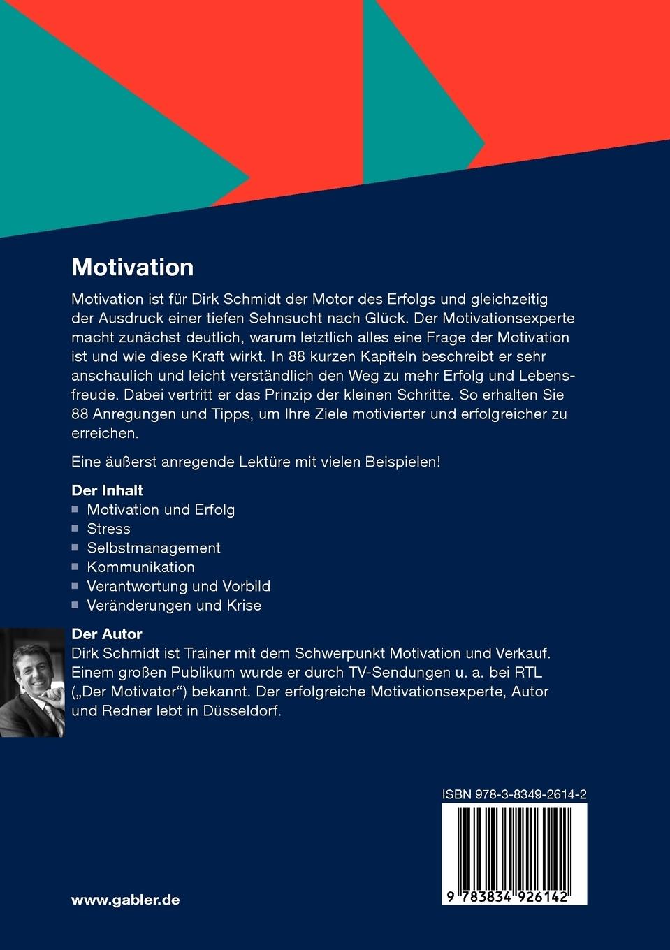 Rückseitencover Motivation