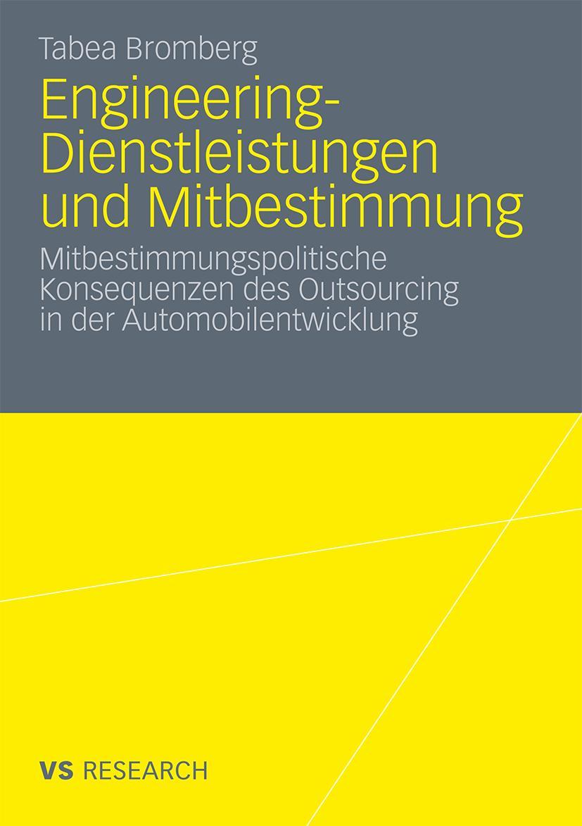 Vorderes Coverbild Engineering-Dienstleistungen und Mitbestimmung