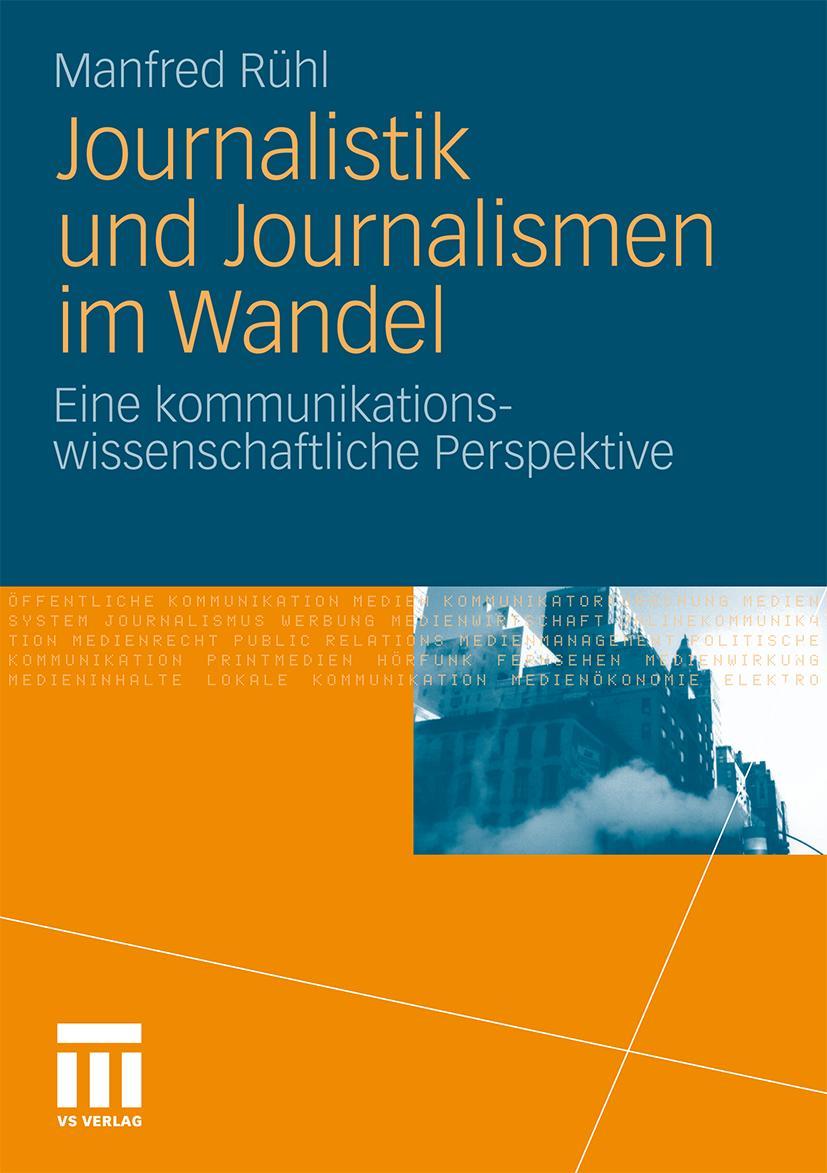 Vorderes Coverbild Journalistik und Journalismen im Wandel