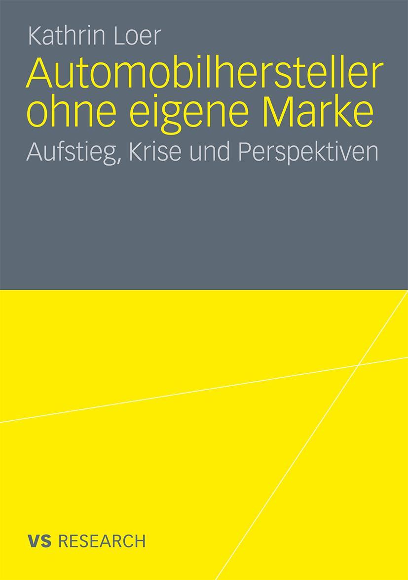 Vorderes Coverbild Automobilhersteller ohne eigene Marke
