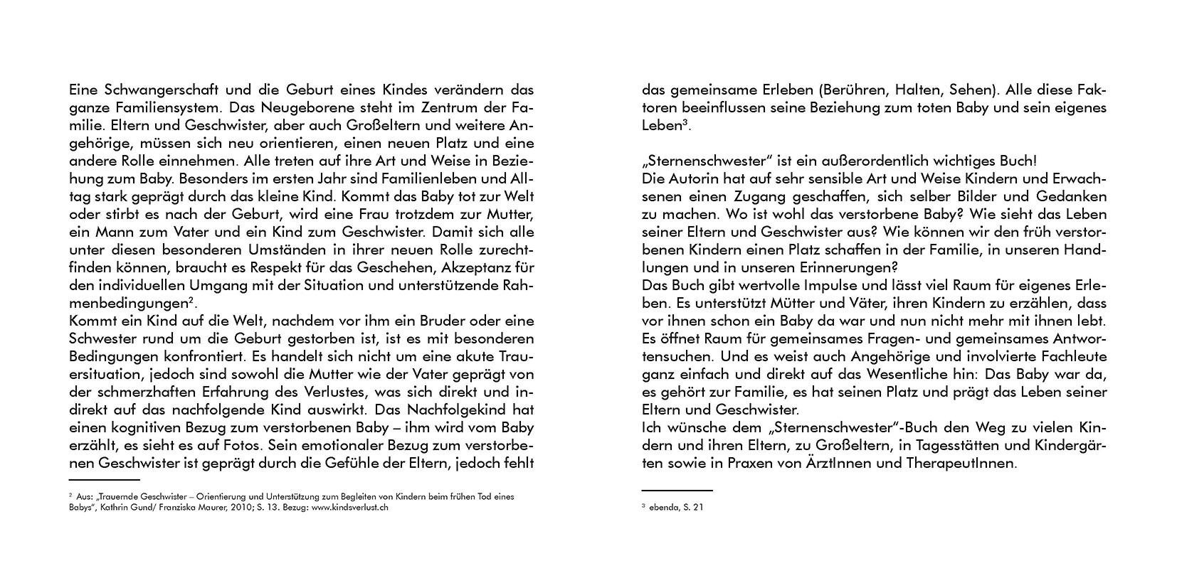 Beispielinhalt (Bild) Sternenschwester