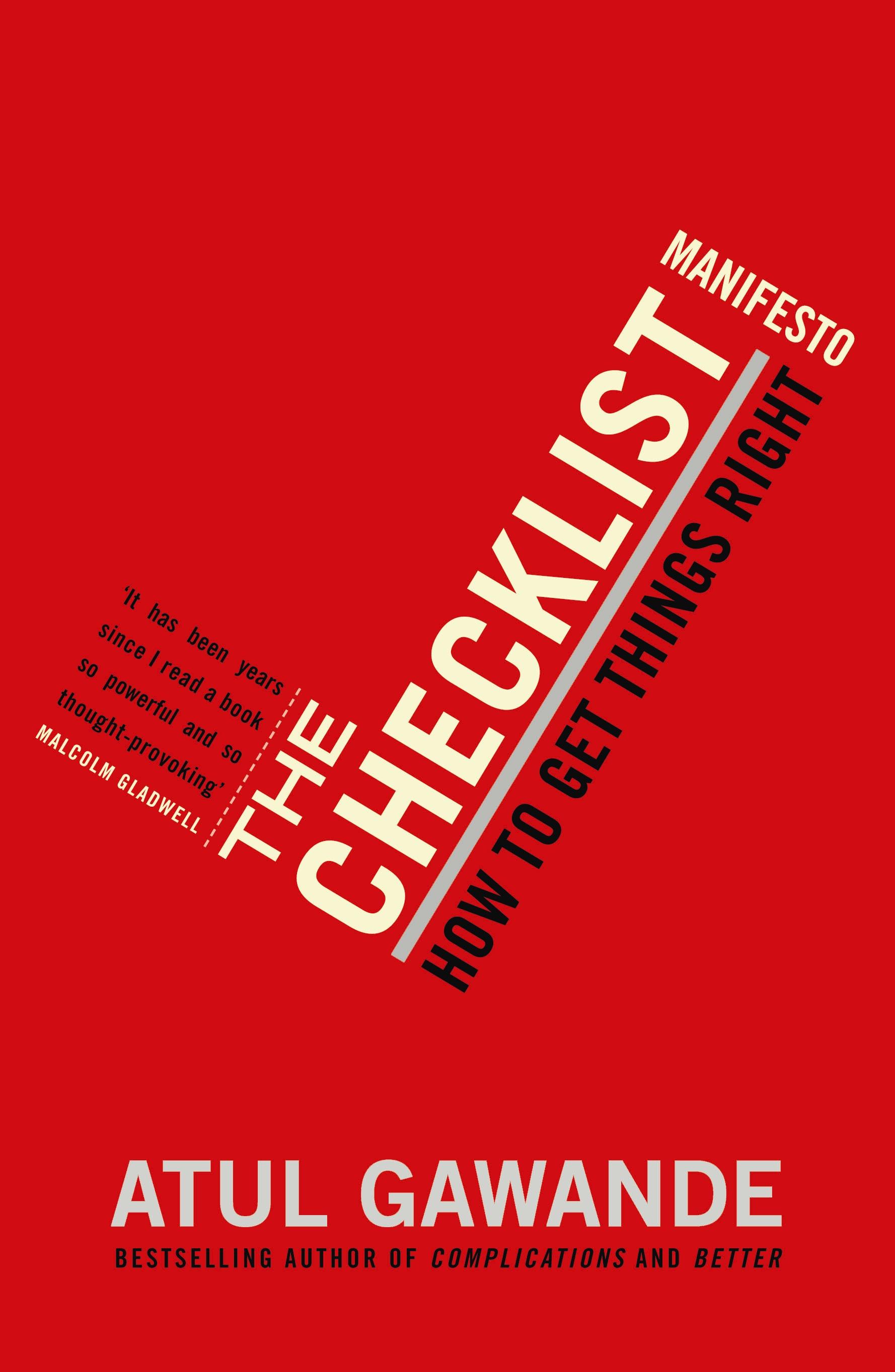 Vorderes Coverbild The Checklist Manifesto