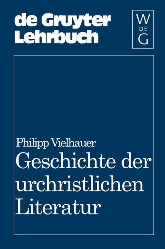 Vorderes Coverbild Geschichte der urchristlichen Literatur