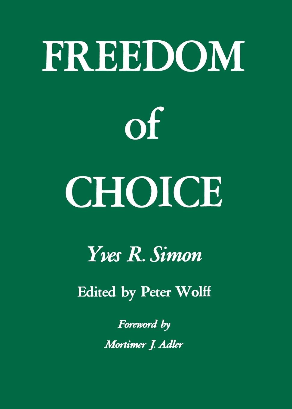 Vorderes Coverbild Freedom of Choice