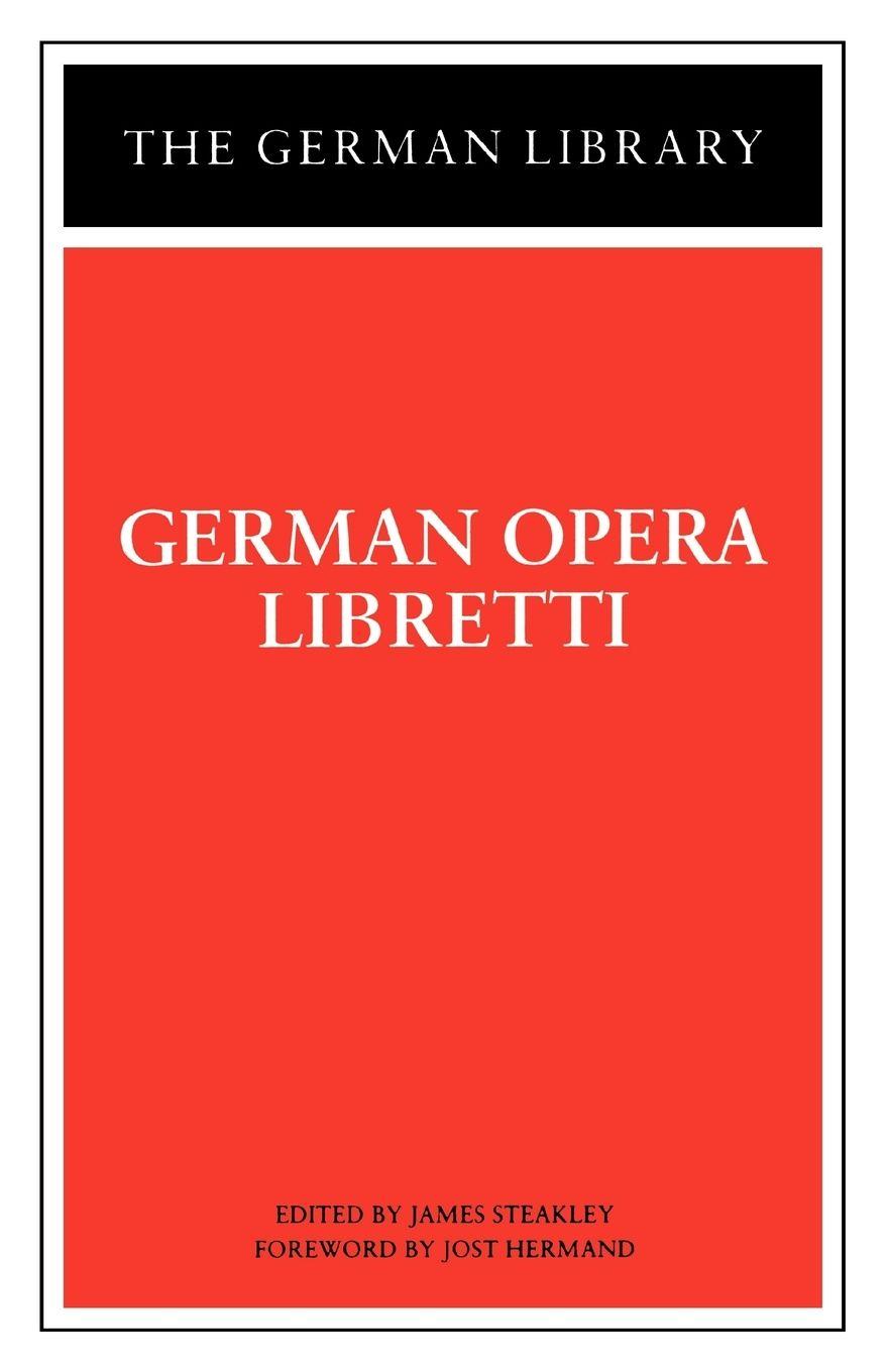 Vorderes Coverbild German Opera Libretti