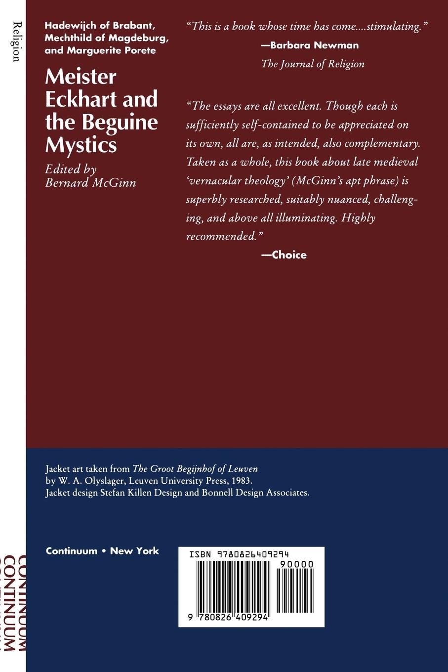 Rückseitencover Meister Eckhart and the Beguine Mystics