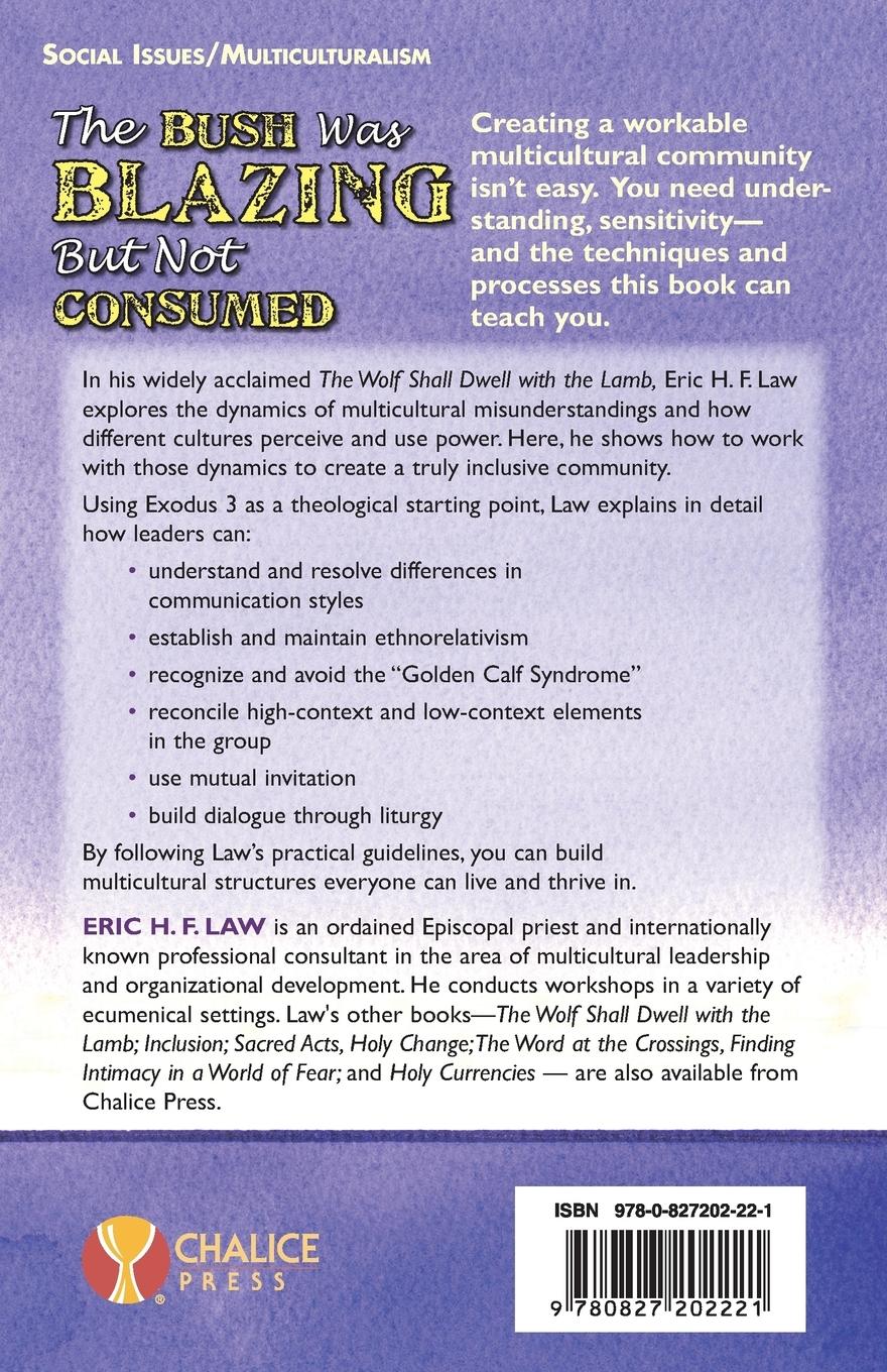 Rückseitencover The Bush Was Blazing But Not Consumed