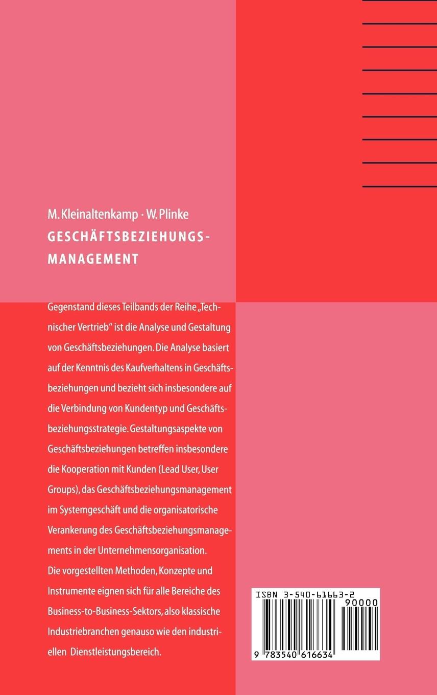 Rückseitencover Geschäftsbeziehungsmanagement