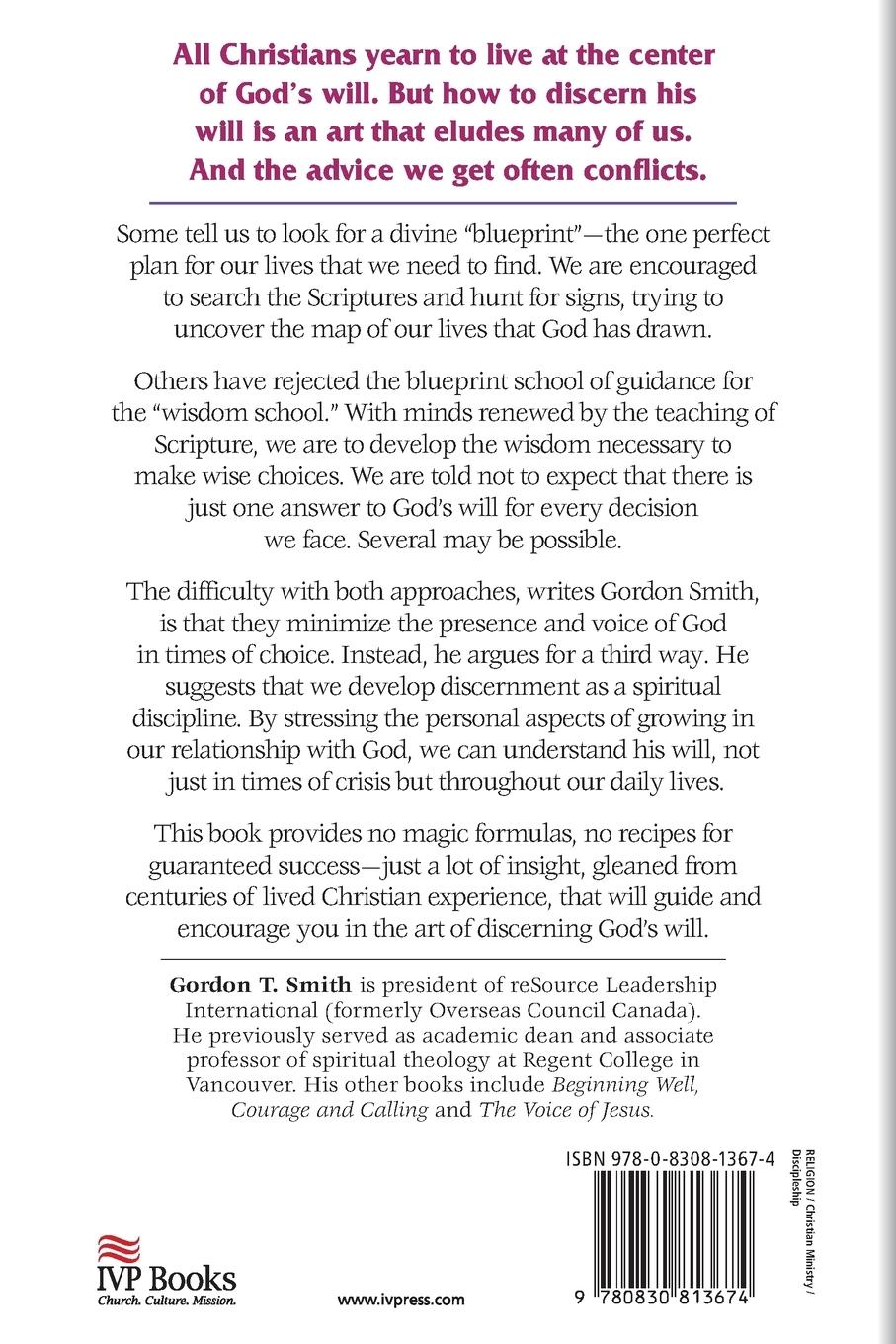 Rückseitencover Listening to God in Times of Choice