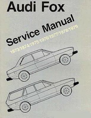 Vorderes Coverbild Audi Fox Service Manual