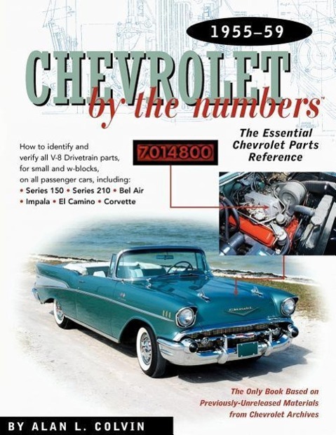 Vorderes Coverbild Chevrolet by the Numbers 1955-59