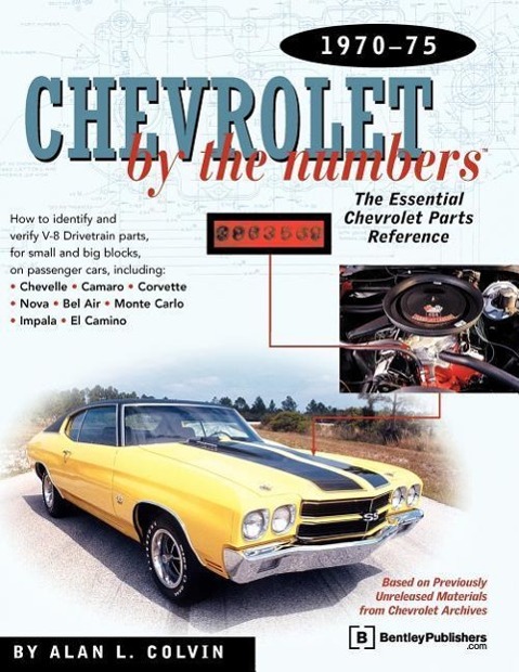 Vorderes Coverbild Chevrolet by the Numbers 1970-75