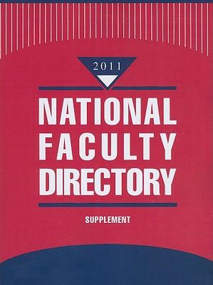 Vorderes Coverbild National Faculty Directory Supplement