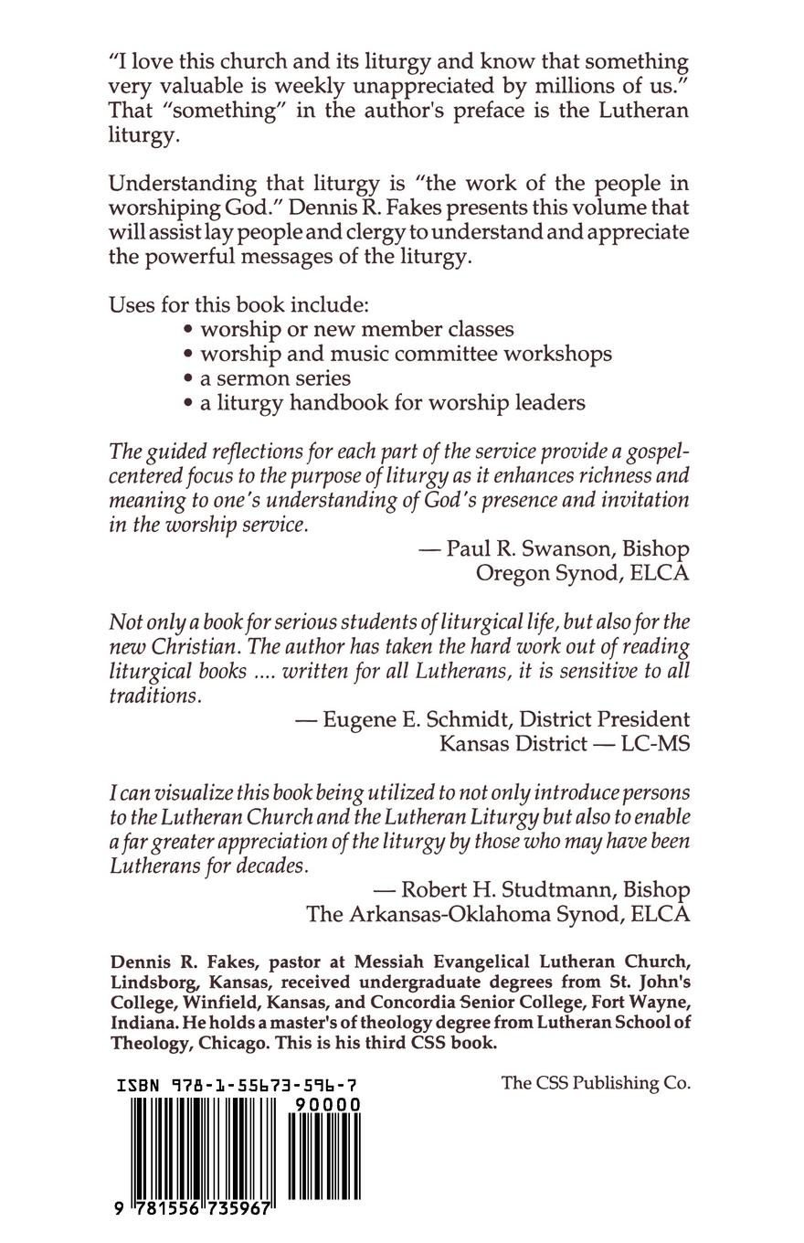 Rückseitencover EXPLORING OUR LUTHERAN LITURGY