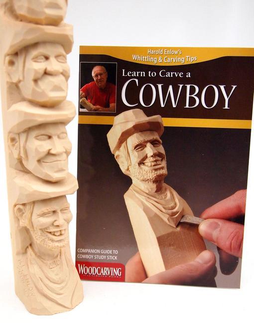 Vorderes Coverbild Cowboy Study Stick Kit (Learn to Carve Faces with Harold Enlow)