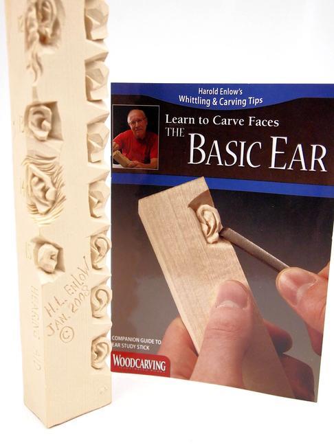 Vorderes Coverbild Basic Ear Study Stick Kit (Learn to Carve Faces with Harold Enlow)