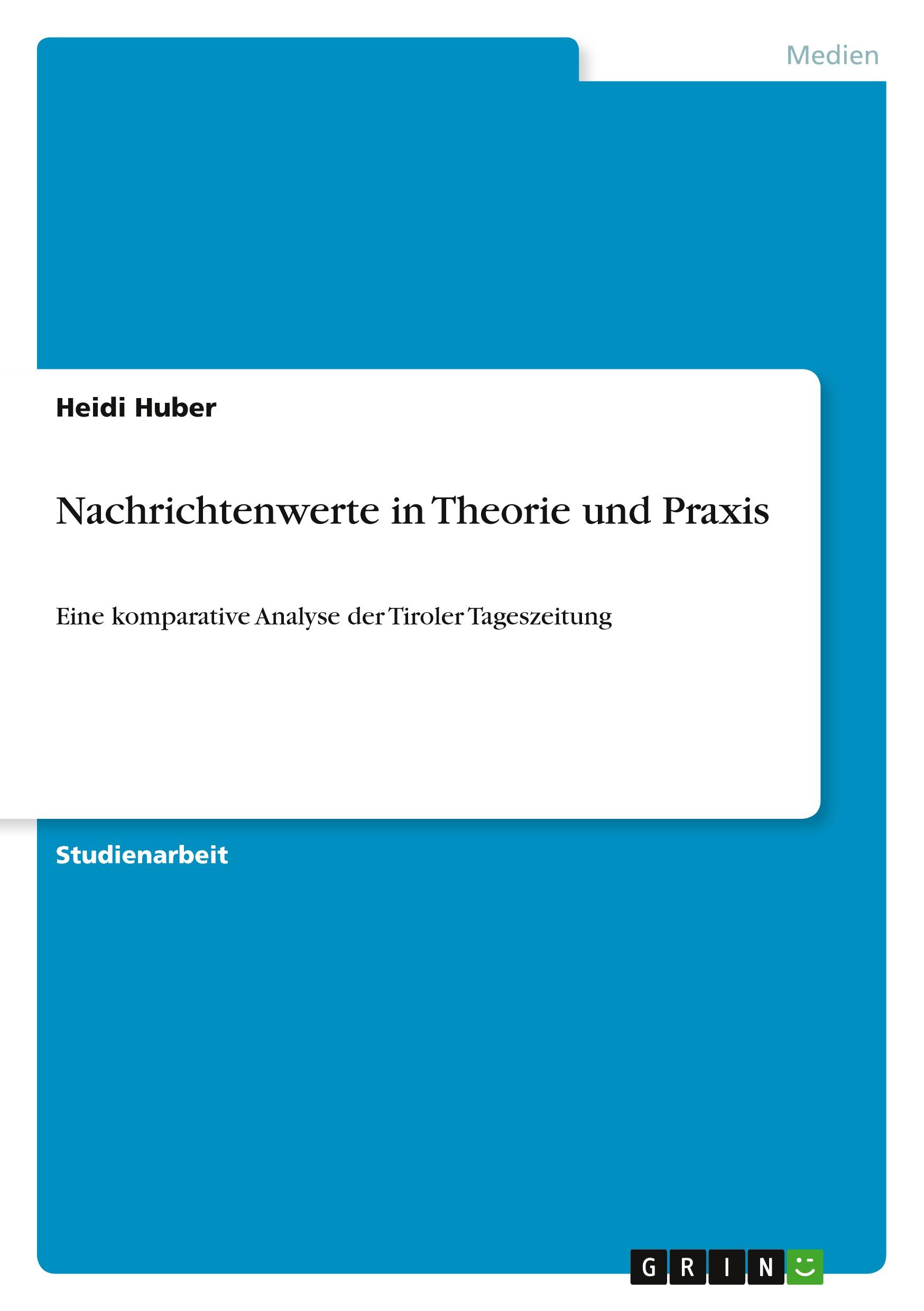 Vorderes Coverbild Nachrichtenwerte in Theorie und Praxis