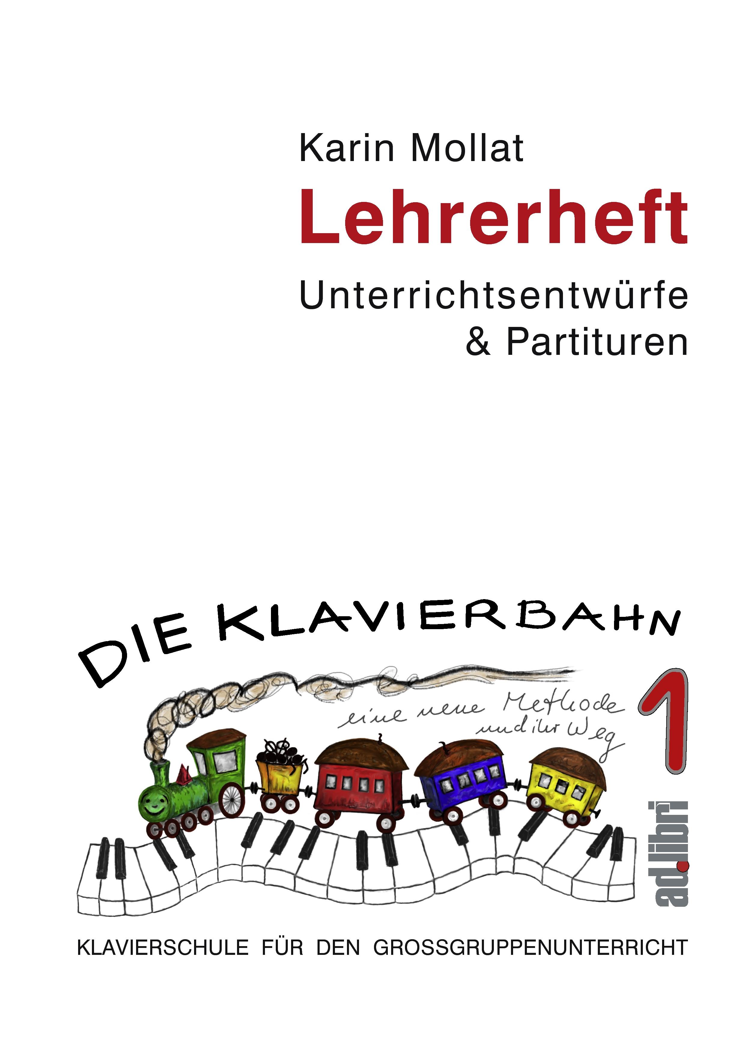 Vorderes Coverbild Die Klavierbahn Lehrerheft 1