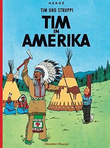 Vorderes Coverbild Tim und Struppi 02. Tim in Amerika