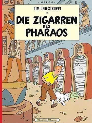 Vorderes Coverbild Tim und Struppi 03. Die Zigarren des Pharaos