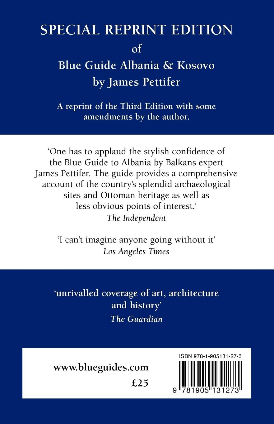 Rückseitencover Blue Guide Albania & Kosovo