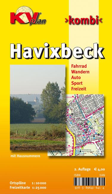 Vorderes Coverbild Havixbeck, KVplan, Radkarte/Wanderkarte/Stadtplan, 1:25.000 / 1:10.000