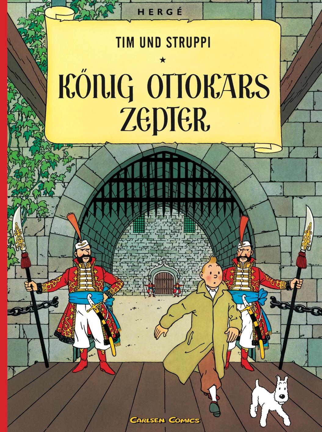 Vorderes Coverbild Tim und Struppi 07. König Ottokars Zepter